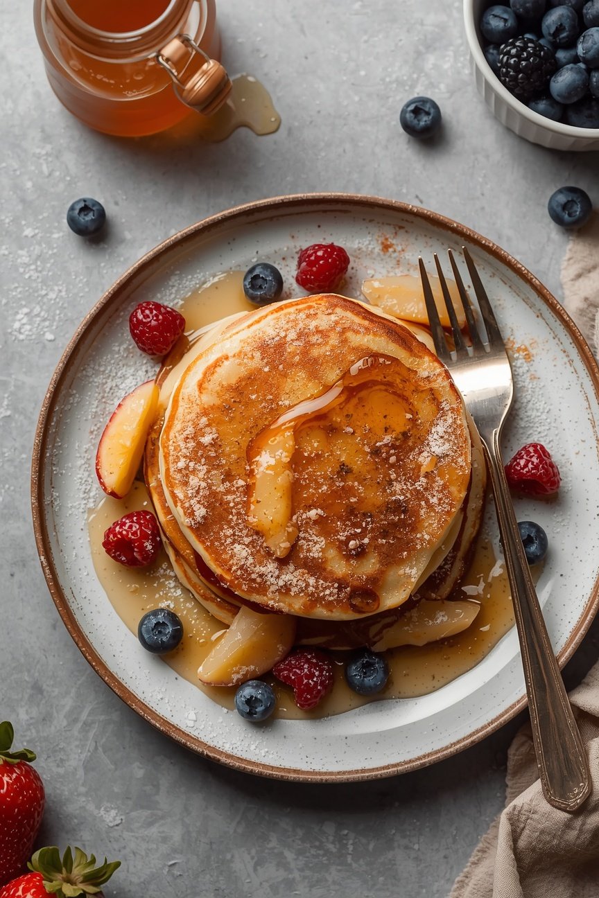 lucid-origin_Create_an_image_featuring_a_dish_of_high_protein_pancake._make_A_delicious_panca-2