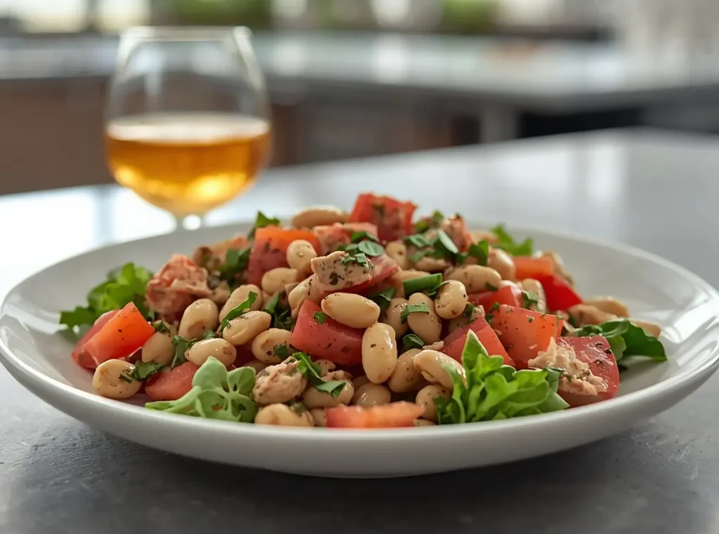 High‑Protein Tuna & White Bean Salad