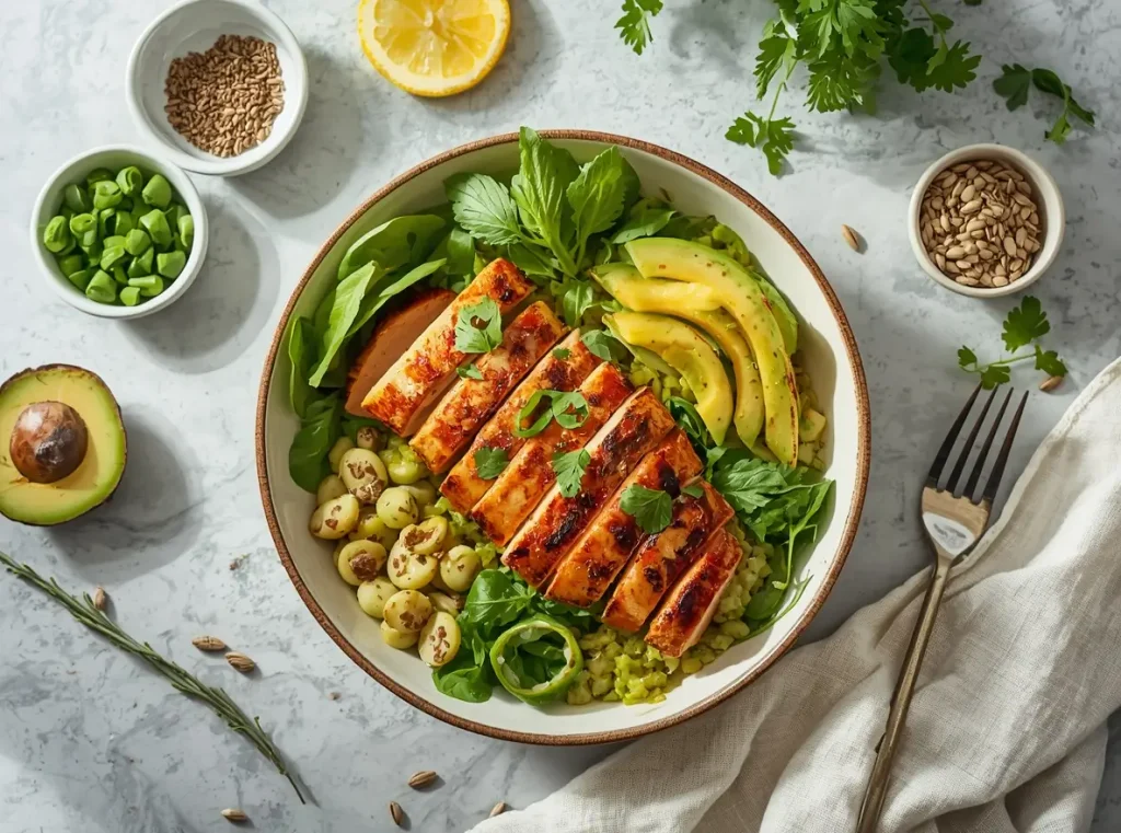 Rotisserie Chicken Avocado Bowl