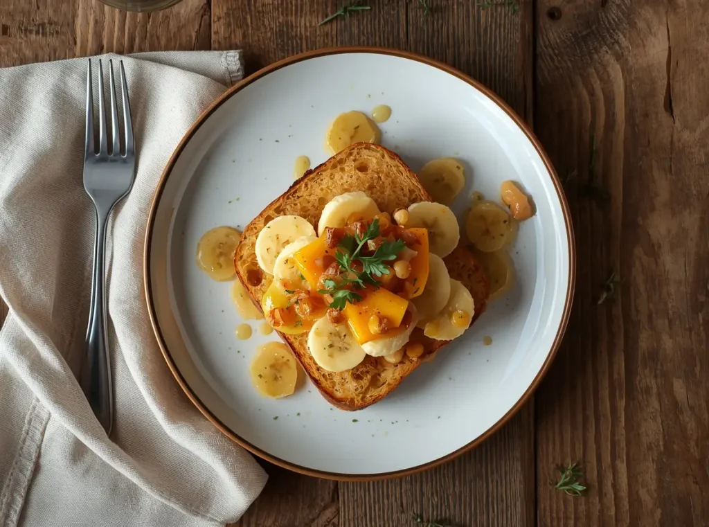 Peanut Butter Banana Toast