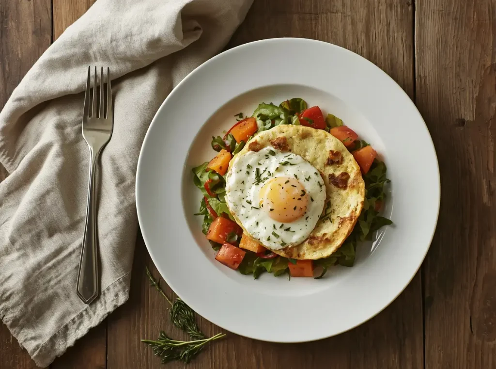 Veggie Egg White Omelet