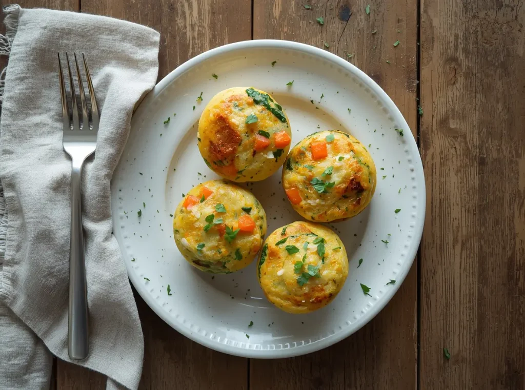 Egg White Veggie Frittata Muffins