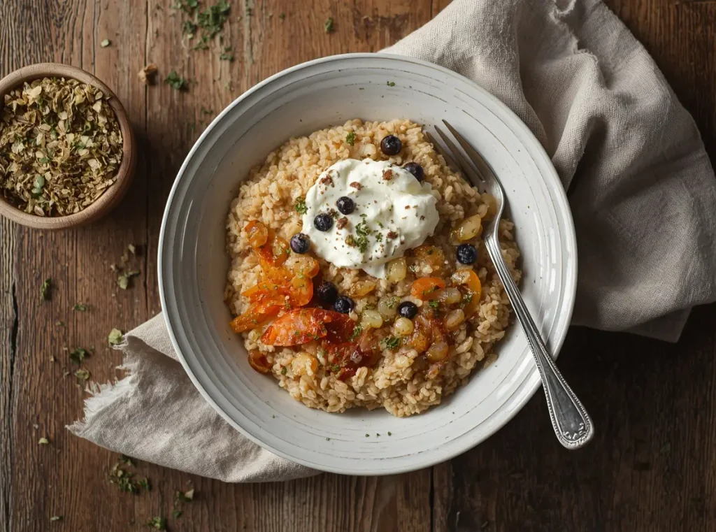 Protein Overnight Oats with Cottage Cheese